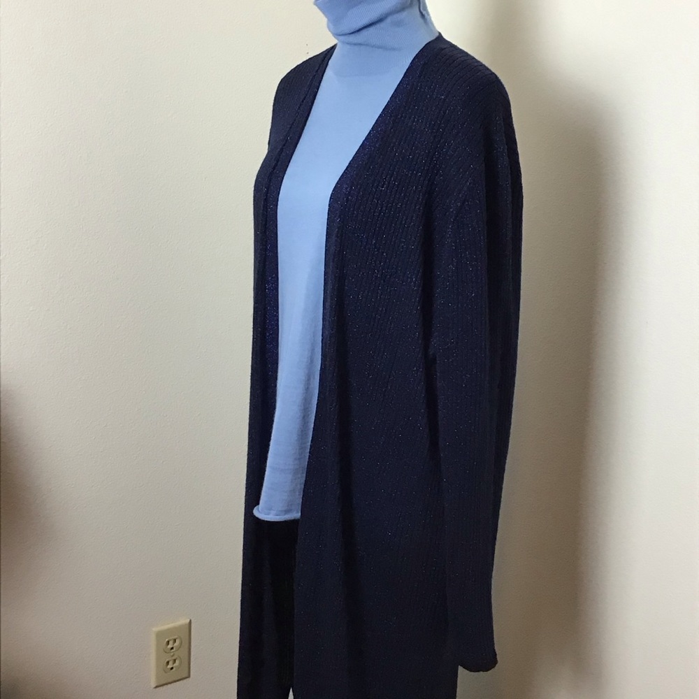 Lane Bryant- Metallic Long Duster